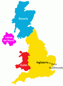 Cursos de inglés para menores con monitor en Bury Mapa